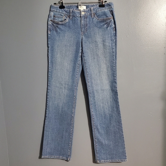 Ann Taylor LOFT Womens Jeans Medium Wash Size 2 - Picture 1 of 7
